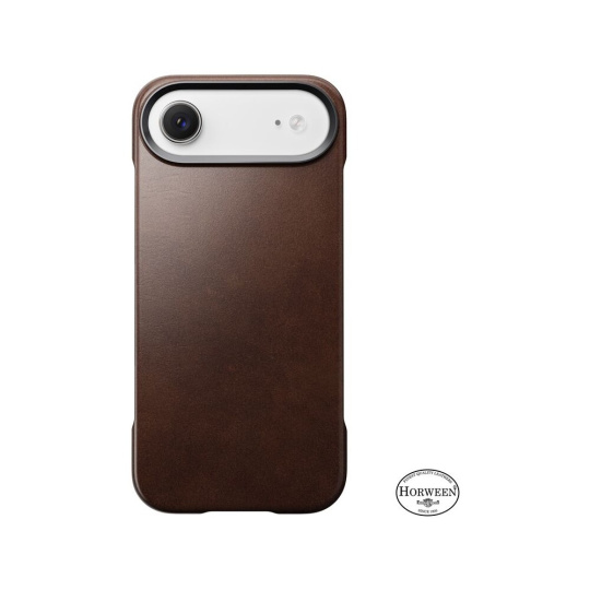Nomad Traditional Leather Case (Horween) MagSafe kožený kryt iPhone Air Rustic Brown