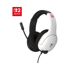 Turtle Beach Airlite Fit herní sluchátka pro Nintendo Switch 2 černo-bílá