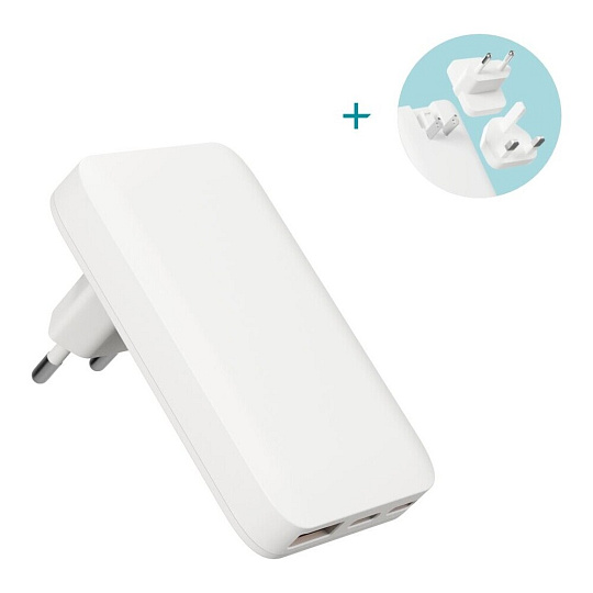 Epico Travel UltraBoost GaN 65W nabíječka bílá
