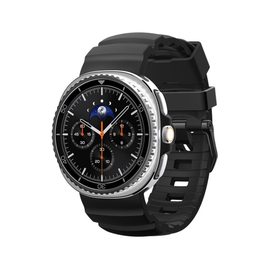 Spigen Silicone Band řemínek Samsung Galaxy Watch8/Classic 46mm/44mm/40mm černý