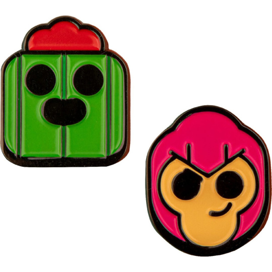 Set odznáčků Brawl Stars - Colt & Spike
