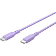 PremiumCord USB-C/USB-C napájecí kabel 60W 1,5m fialový