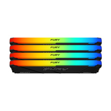 KINGSTON DIMM DDR4 64GB (Kit of 4) 2666MT/s CL16 FURY Beast RGB