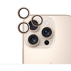 iWant ochrana čoček na kameru Apple iPhone 16 Pro/16 Pro Max pouštní titan