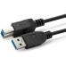 MicroConnect USB-A/USB-B kabel 2m černý
