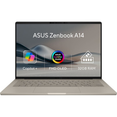 ASUS Zenbook A14 (UX3407QA-OLED340X) béžový - záruka na 3 roky po registraci ASUS Zenbook A14 (UX3407QA-OLED340X) béžový - záruka na 3 roky po registraci