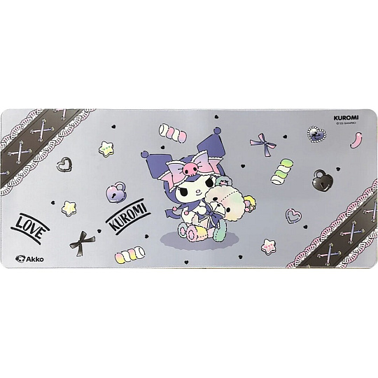 Akko x Kuromi podložka pod myš a klávesnici