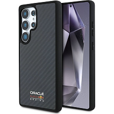 Oracle Red Bull Racing Carbon Shiny Logo MagSafe kryt Samsung Galaxy S25 Ultra černý