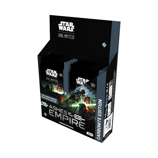 Star Wars TCG SWU08: Ashes of the Empire - Carbonite Booster Box Star Wars TCG SWU08: Ashes of the Empire - Carbonite Booster Box
