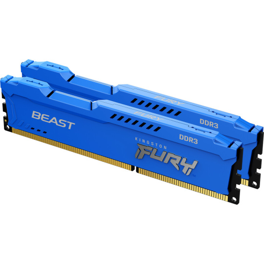 Kingston FURY Beast 8GB 1600MHz DDR3 CL10 DIMM (2x4GB) Blue